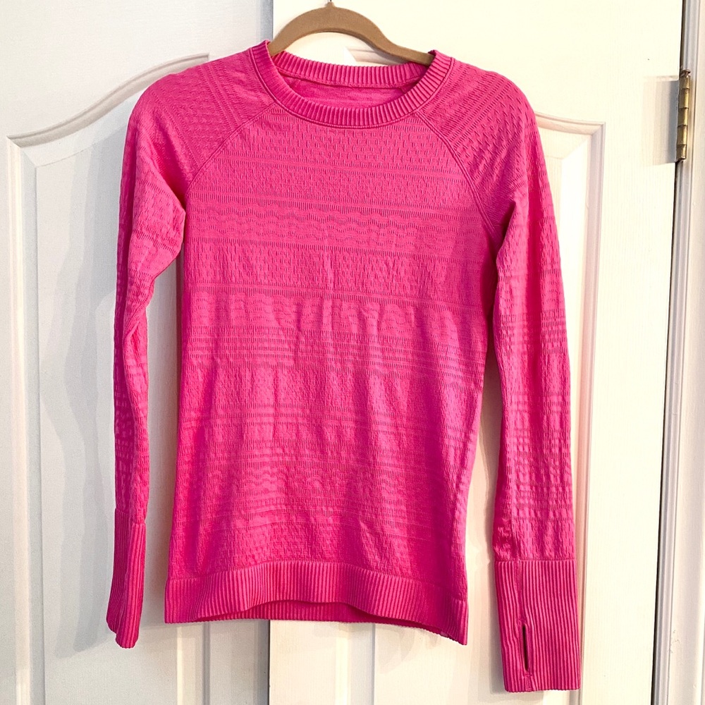 Fuschia Lululemon long sleeve